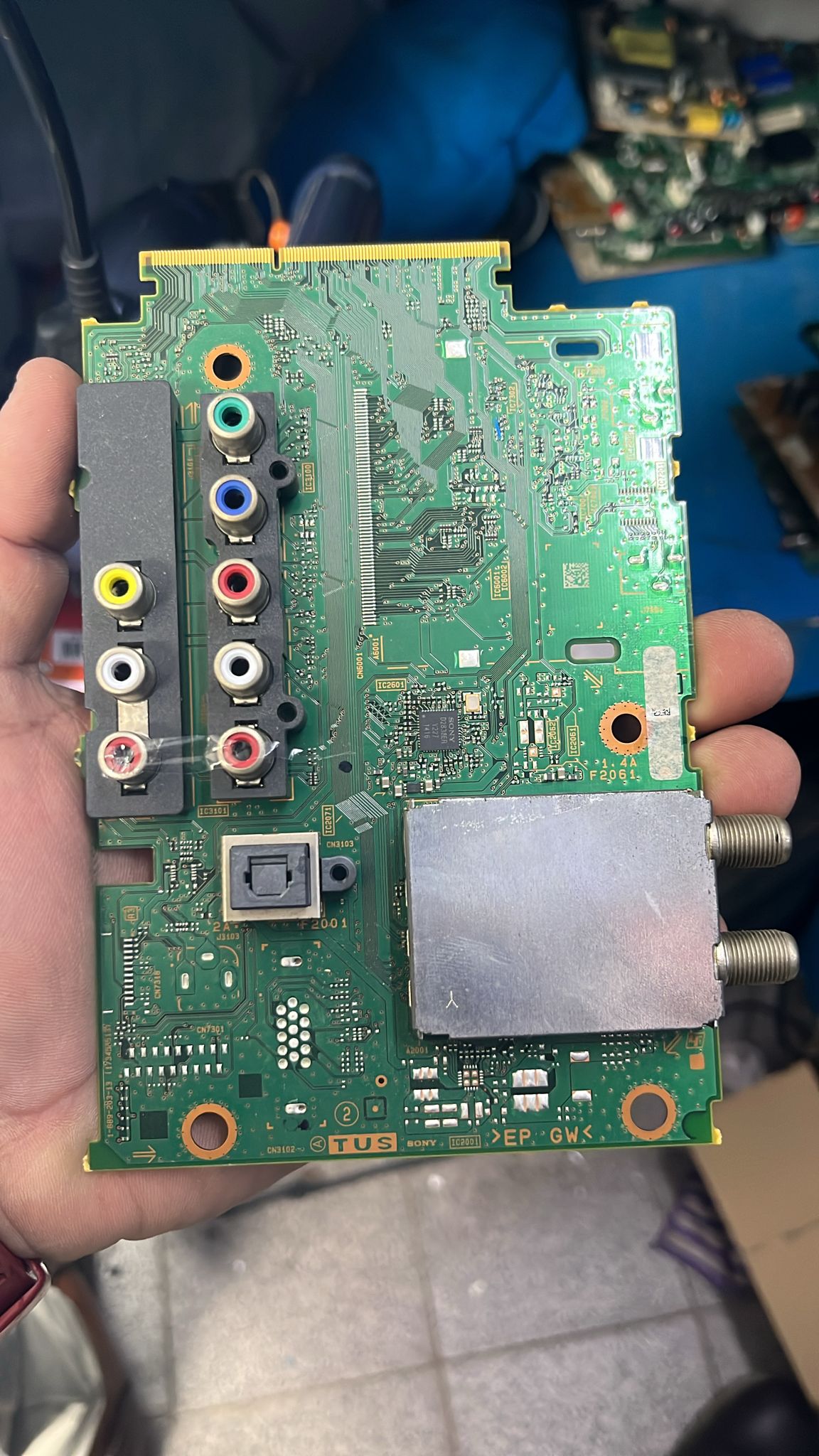 Placa main Sony para televisor 1-889-203-13 usada probada