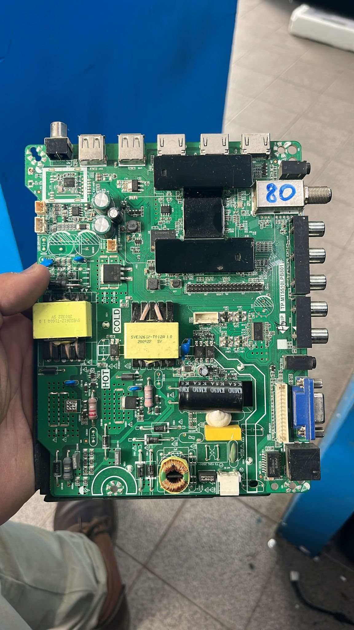 Placa Main Tv TP.MT5510LPB801 Original Usada